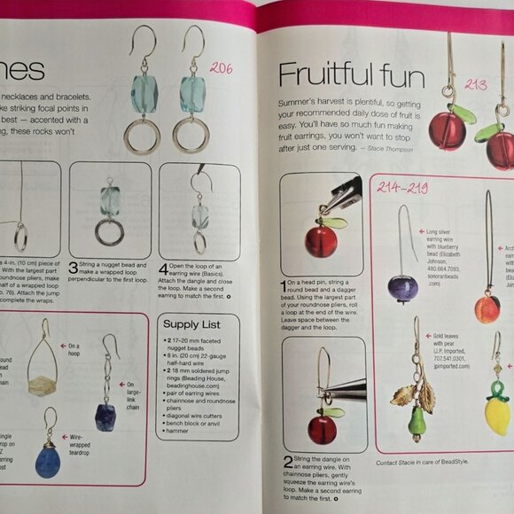 Bead Style Magazine Special Issue February 2008 Earrings That You Can Make - Picture 12 of 16